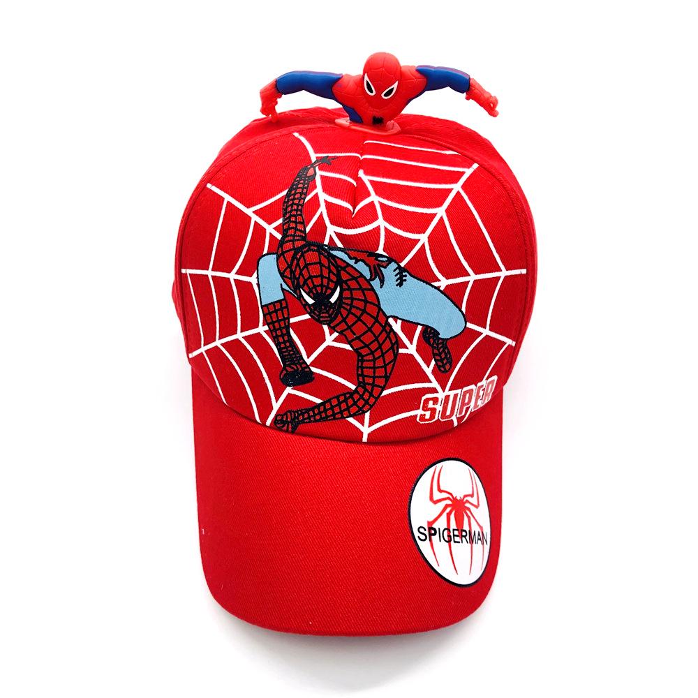 Children's Cartoon Spider Embroidered Baseball Cap: Spring & Autumn Design