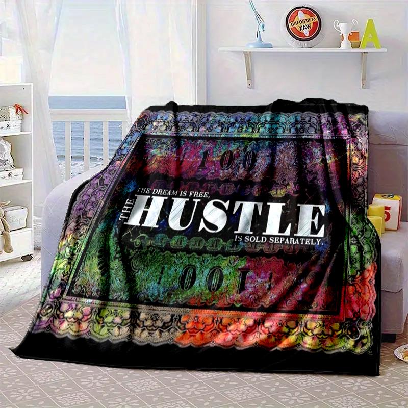 Money Never Sleeps Blanket Flannel Blanket Throw Blanket Sofa Cover Blanket Soft Premium Blanket Picnic Blanket Tv Blanket Gifts
