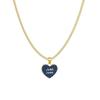 Contemporary Zodiac Heart Necklace With Layered Chain Perfect For Fashionable Women
