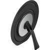 Thermos Folding Stand Type Frying Pan Lid Compatible with 20/24cm Black KLC-001 BK