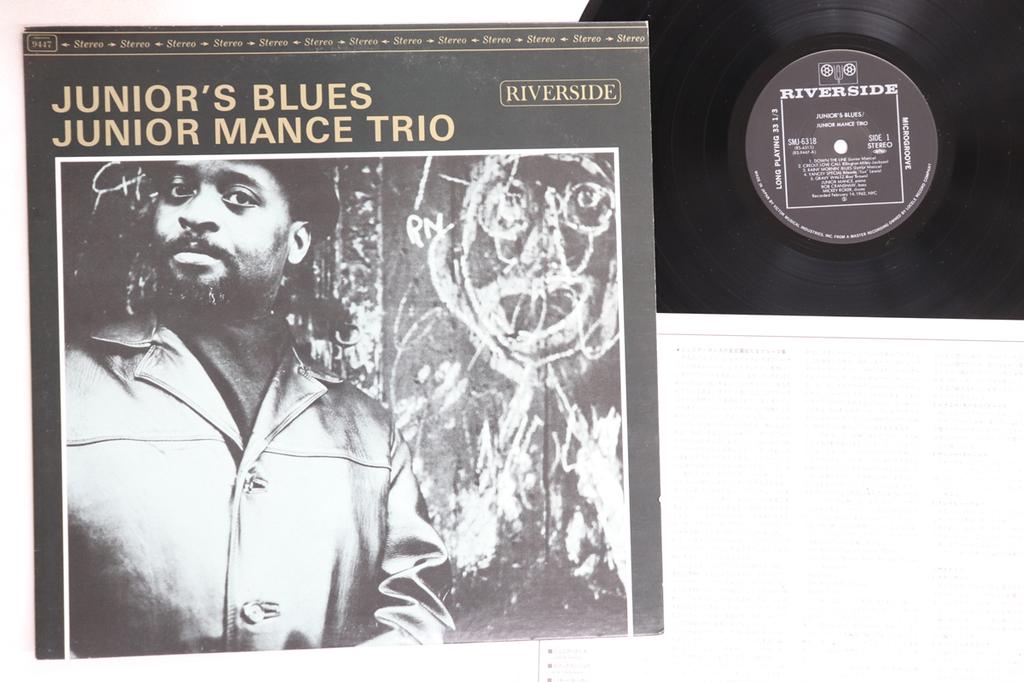LP Record JUNIOR MANCE - Junior's Blues SMJ6318 RIVERSIDE 1983 Japan Jazz Used