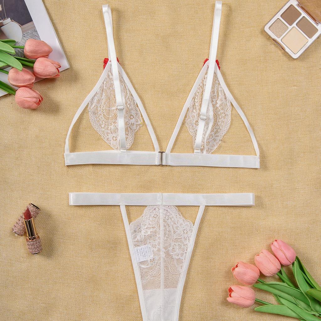 Europe and America Explosive Sexy Underwear Set Small Size Hot Bra Set Fun