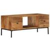 VidaXL Coffee Table 90x45x40 Cm Solid Mango Wood