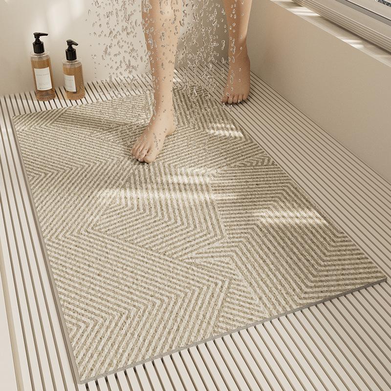 Минималистичный Нескользящий Водопроницаемый Коврик для Ванной для Душа, Ванны и Туалета 40x70 cm