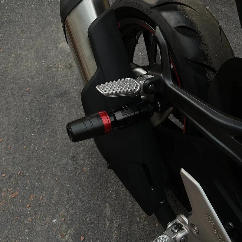 FIT FOR CFMOTO 450SR 450 SR -2025 Exhaust Pipe Buffer Anti Drop Ball Sliders Protector Crash Pad Falling Protection