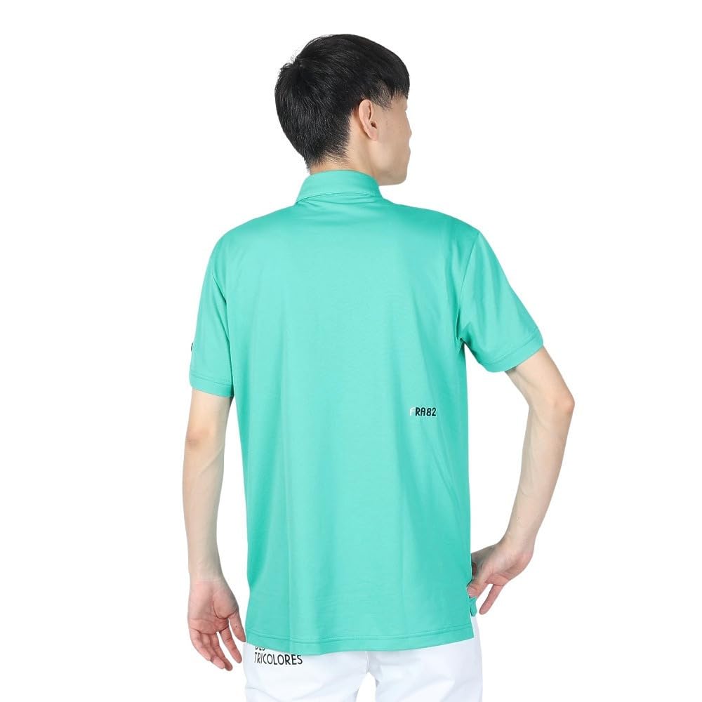 Coq Sportif Tričko s krátkým rukávem Základní Jednoduché Absorbující pot Rychleschnoucí Strečové Ochrana proti slunci Golfové QGMXJA02 GR00 [Le Golf] [Stretch Forcer] UPF50+ Pánské