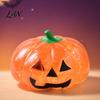 Classroom Stress Toy 1/2/3Pcs Halloween Pumpkin Relief Toy, Creepy Head Squeeze Decompression Glitter Ball for Kids Adults, Party Favors