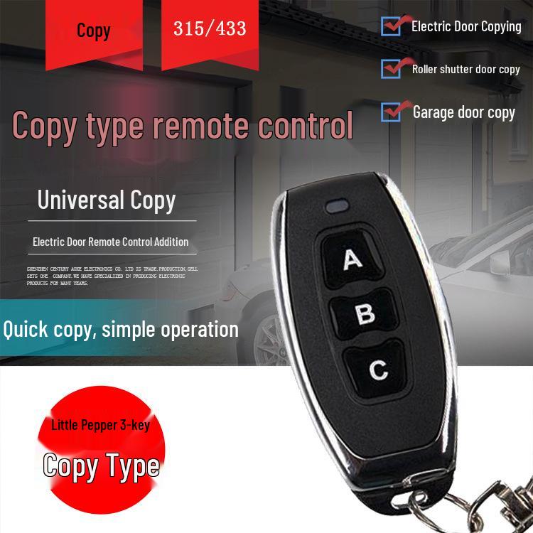 Wireless Remote Control for Garage Doors, Motors, and Barrier Gates