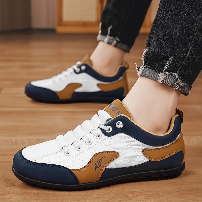 

Летние новые повседневные кроссовки с низким верхом на одной педали, дышащие, в стиле Форреста Гампа, модные, универсальные, для уличной съемки, студенческие, с кожаной поверхностью, водонепроницаемые 44