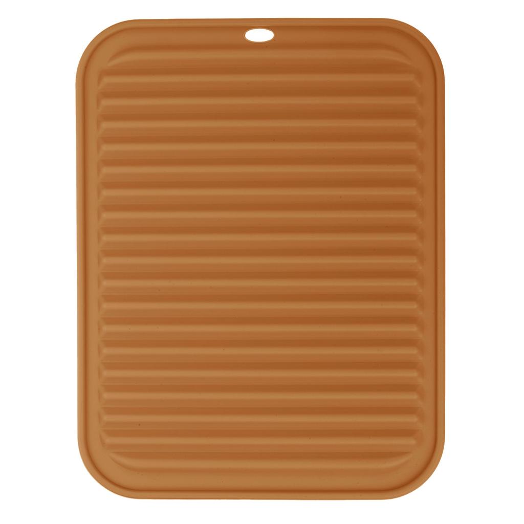 Uxcell 1/2/4pcs 9 x 11" Dish Drying Mat Set Silicone Reusable Drain Pad Heat Resistant Suitable for Kitchen Counter Fridge Drawe