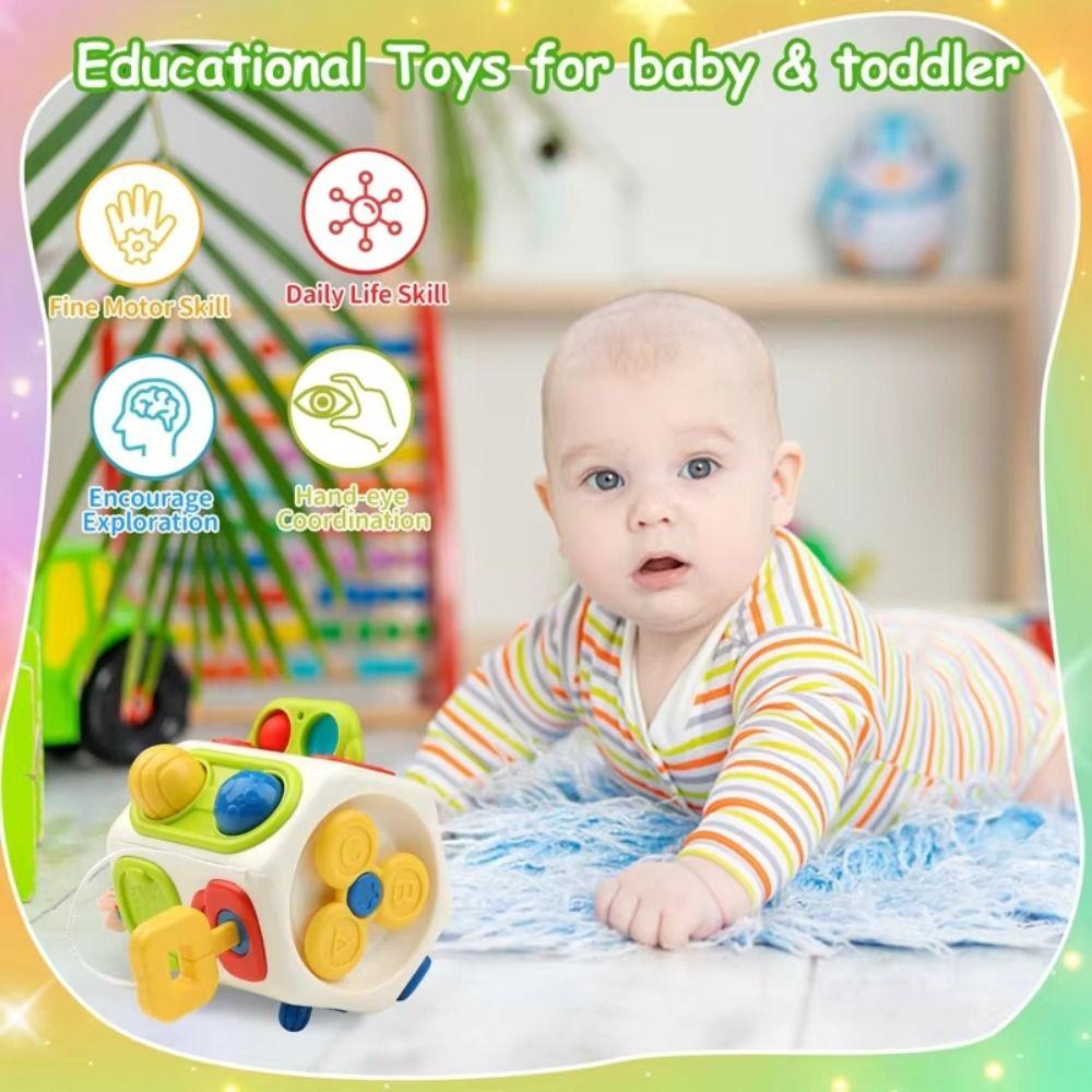 Parent-child Interactive Activity Busy Cube Puzzle Baby Busy Cube  Newborn Gift