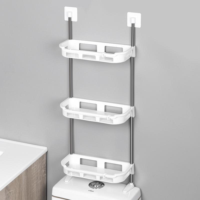 Wall-Mounted Multi-Functional Bathroom & Kitchen Storage Rack
