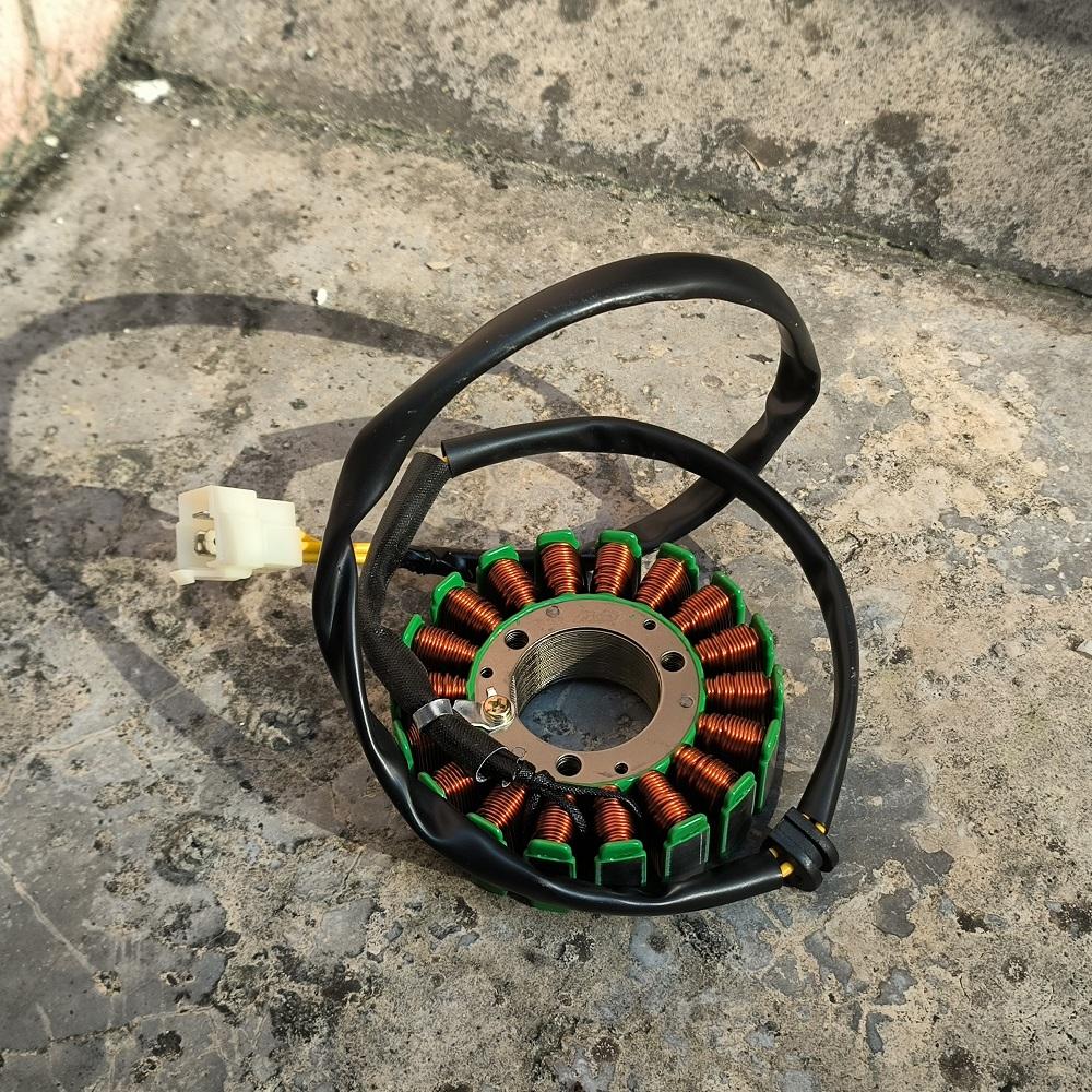 Bobina de estator de motocicleta com 3 pinos para Regal Raptor DD250G-2 DD250E-9 DD250G-3 DD300 DD350