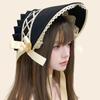 Lace Bowknot Bonnet Hat Soft Comfortable Costume Hat Cosplay Headwear For Women Seasonal Holiday Photography Accessories