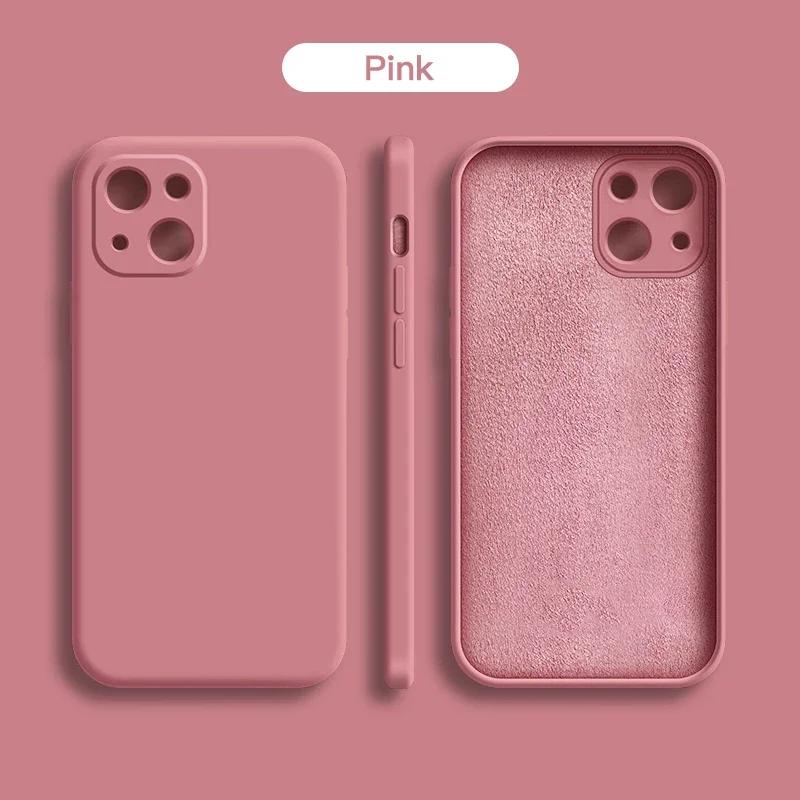 Fashion colorful Liquid Silicone Case For iPhone 16 15 14 13 12 11 Pro Max  X XR XS Case For iPhone 16 7 8 Plus SE  Cover