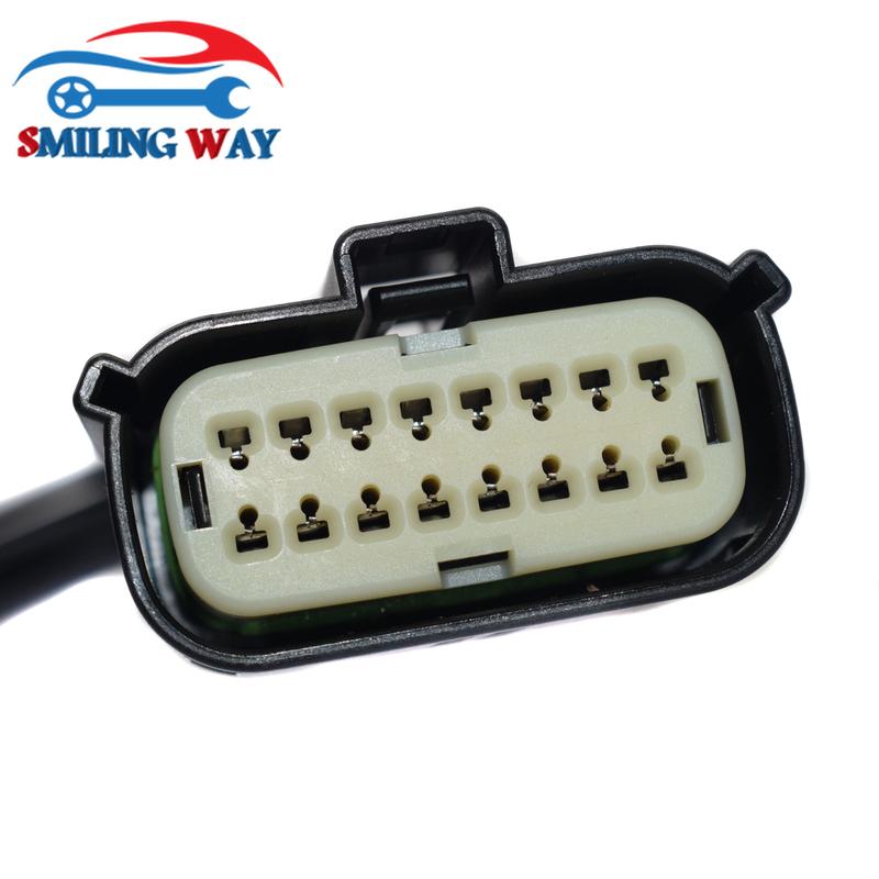 16 way Headlight Wiring Connector Pigtail Plug Harness For Jeep Grand Cherokee Xenon SRT HID LED DRL 2014 2015 2016 2017 2018