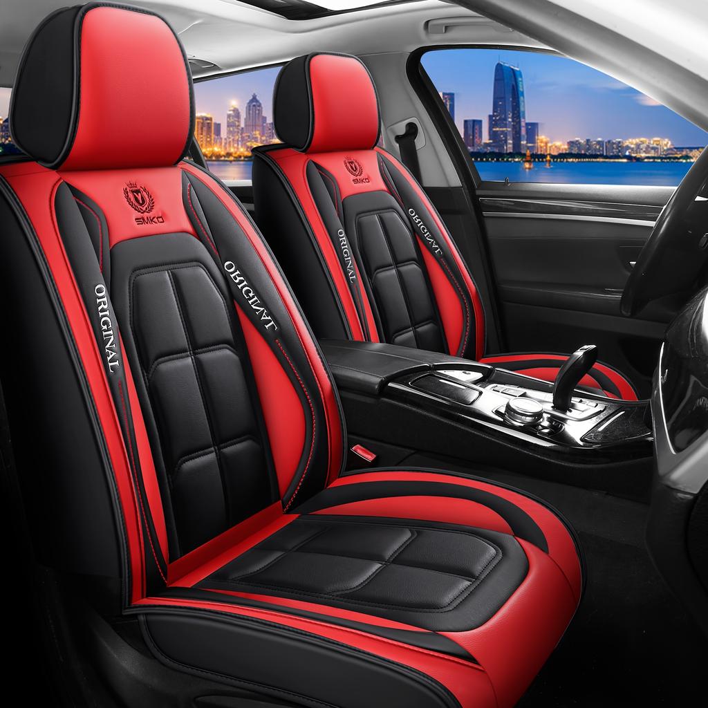 All Inclusive Seat Cover, Full Leather Car Seat Cushion, Driver's Seat Cover or Passenger Seat Cover, All Season Universal Pad