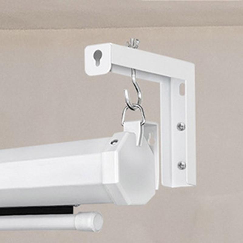 Projector Screen Ceiling Mount Wall Hanging Mount L-Bracket Adjustable Extension Projector Screen Placement Office