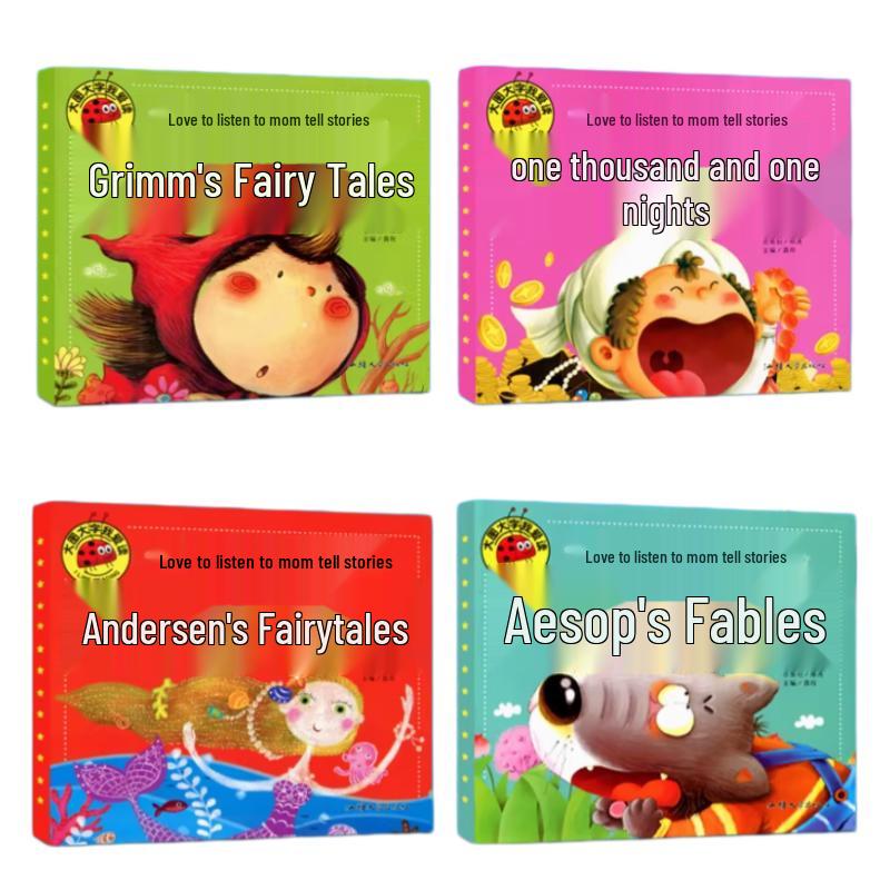 Children s Classic Fairy Tales & Fables 4-Book Set