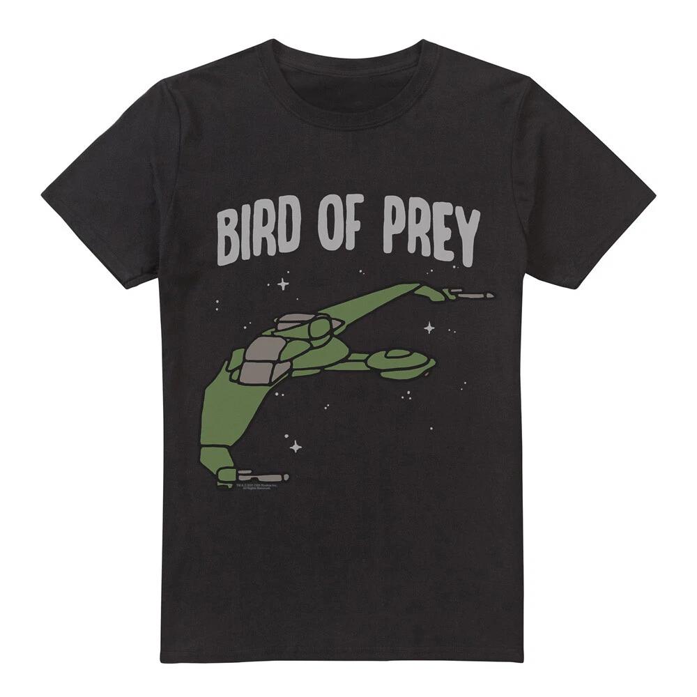 Star Trek The Bird Of War 100% Cotton T-shirt Mens Tees Top S-5XL, Black S