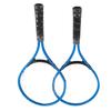 Iron Alloy Children Tennis Racket Beginner Practice Racquet with Ball and Carry Bag(Blue)