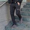 Pantaloni Sportivi da Uomo Multitasche Vita Elastica Lunghezza alla Caviglia Casual Comodi Pantaloni della Tuta per il Jogging