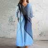 Women's Fashion Dress Spring V-neck Long Sleeve Dress