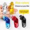 Universal Aluminum Alloy Parking Switch for Motorcycles, CNC-modified Anti-slip Car Button, Braking Accessory