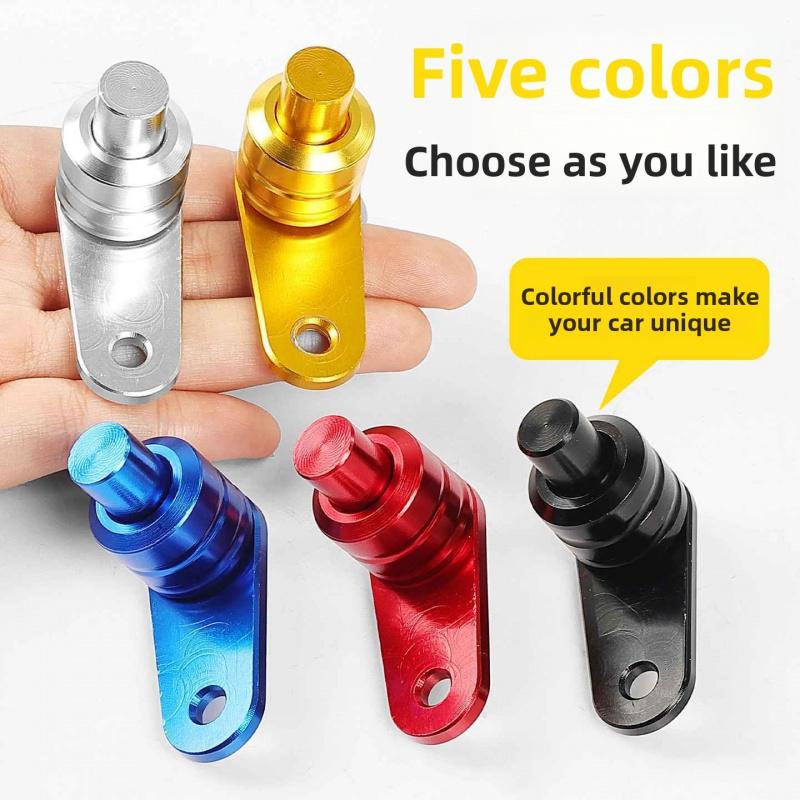 Universal Aluminum Alloy Parking Switch for Motorcycles, CNC-modified Anti-slip Car Button, Braking Accessory