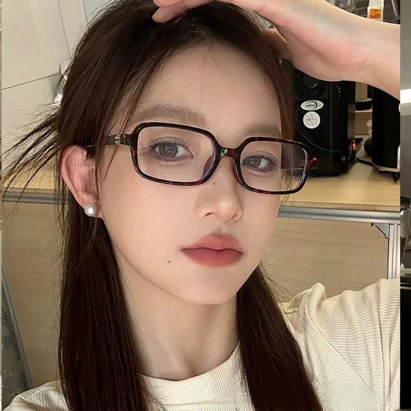Fashion Women Business Near Sight Glasses Anti-Blue Light Classic Casual Short Sight Eyeglasses Unisex Eyewear Diopter 0 To -4.0