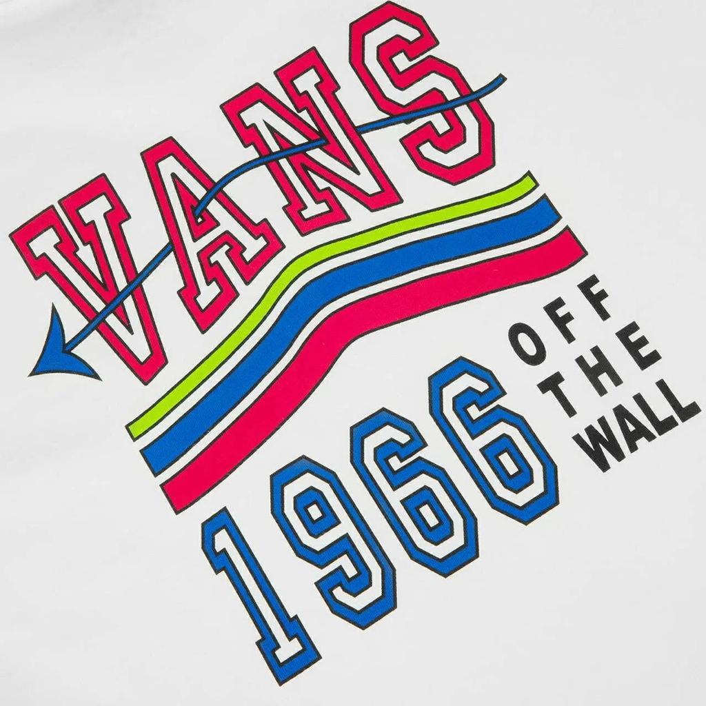Vans T-Shirts Women's White Crew Neck Moderate Straight Fit (Unisex) T-Shirts VN0A54LLWHT