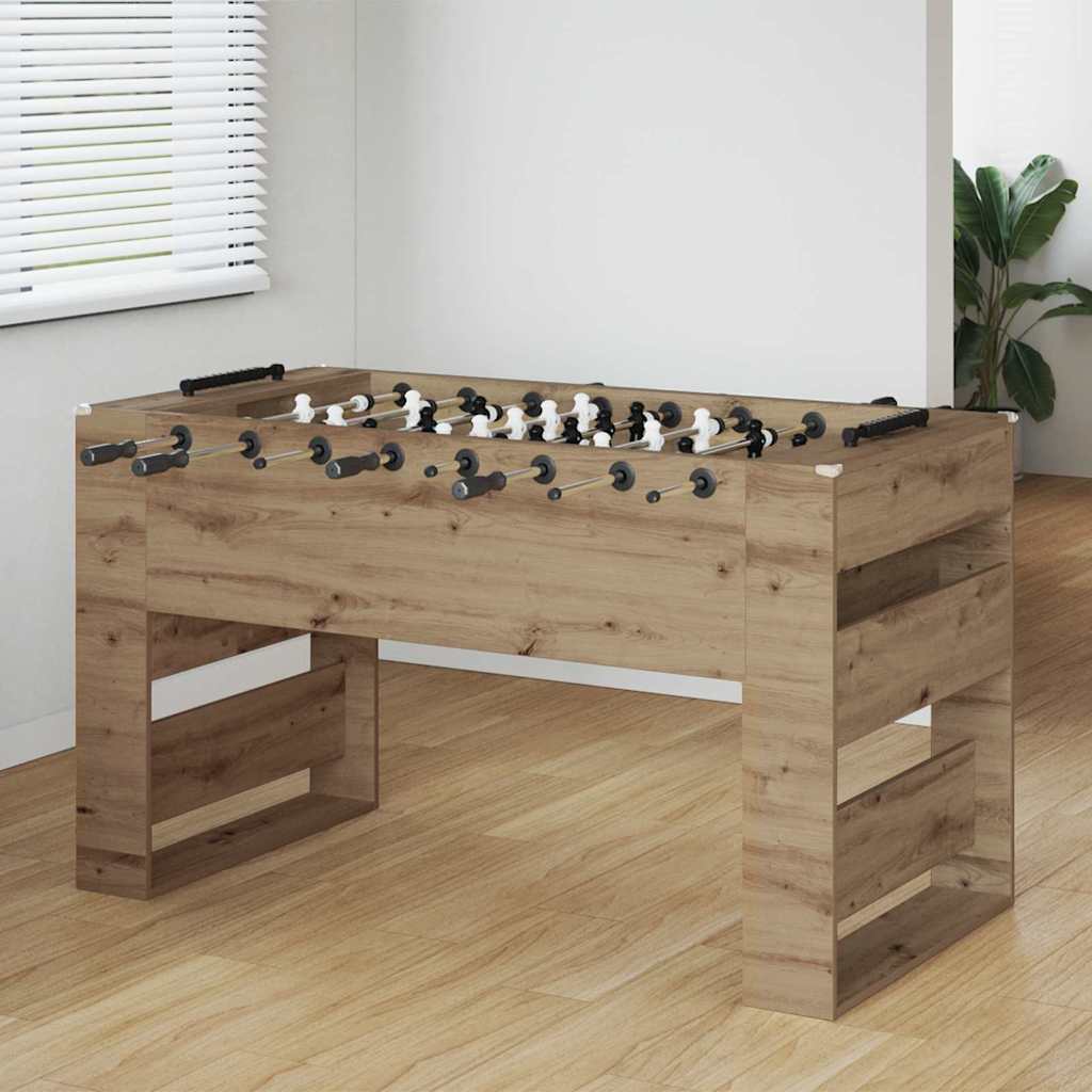 Tischkicker Tisch Handwerker Eiche 146,5 x 74 x 85 cm