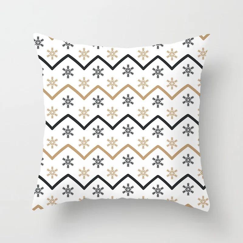 Christmas Themed Pillowcases Car Accessories Office Santa Claus Living Room Sofa Home Pillowcases