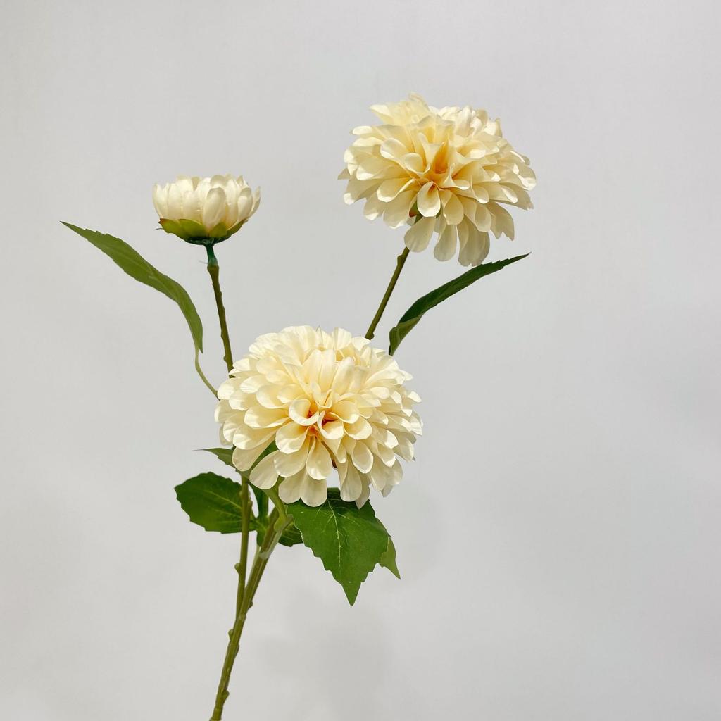 Large Head Chrysanthemum Silk Flower Lifelike Artificial Dahlia Flower For Home Wedding Decor Birthday Party Bedroom Decoration