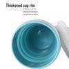 Silicone Collapsible Travel Cup - Portable, Drop-Proof, Anti-Scald, High Temperature Resistant, Customizable Sports & Fitness Cup.