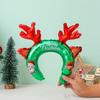 Thickened Christmas Balloon Headband Leak-proof Aluminum Film Balloon Hair Band Balloon  New Year