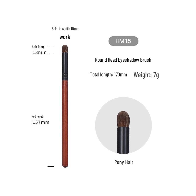 26-teiliges professionelles Make-up-Pinselset - Tierhaarpinsel für Lidschatten, Highlighter, Foundation und Rouge