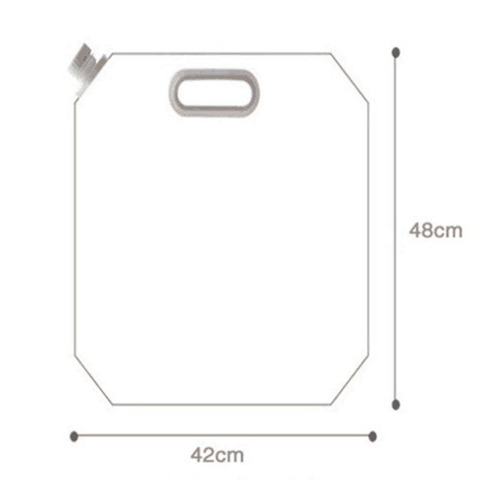 15 L Collapsible Water Bottle Canteen Portable Travel Water Bottle with Handle Drinking Water Bag for Biking Hiking Travel