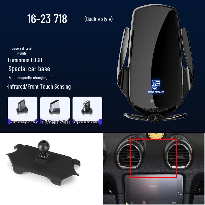 Magnetyczny Bezprzewodowy Szybki Uchwyt na Telefon do 718/Panamera/Cayenne/911