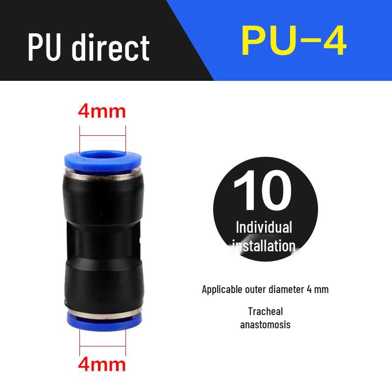 

Пневматический редукционный тройник высокого давления PU соединитель для воздушного шланга 10-12-16мм