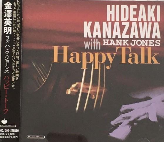 CD HIDEAKI KANAZAWA HANK JONES  Happy Talk KICJ390 PADDLE WHEEL 2002 Japan ObiJazz Used