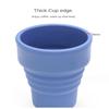 with Lid Collapsible Cups with Lid Silicone Portable Travel Tumbler Folding Coffee Cup  Dining