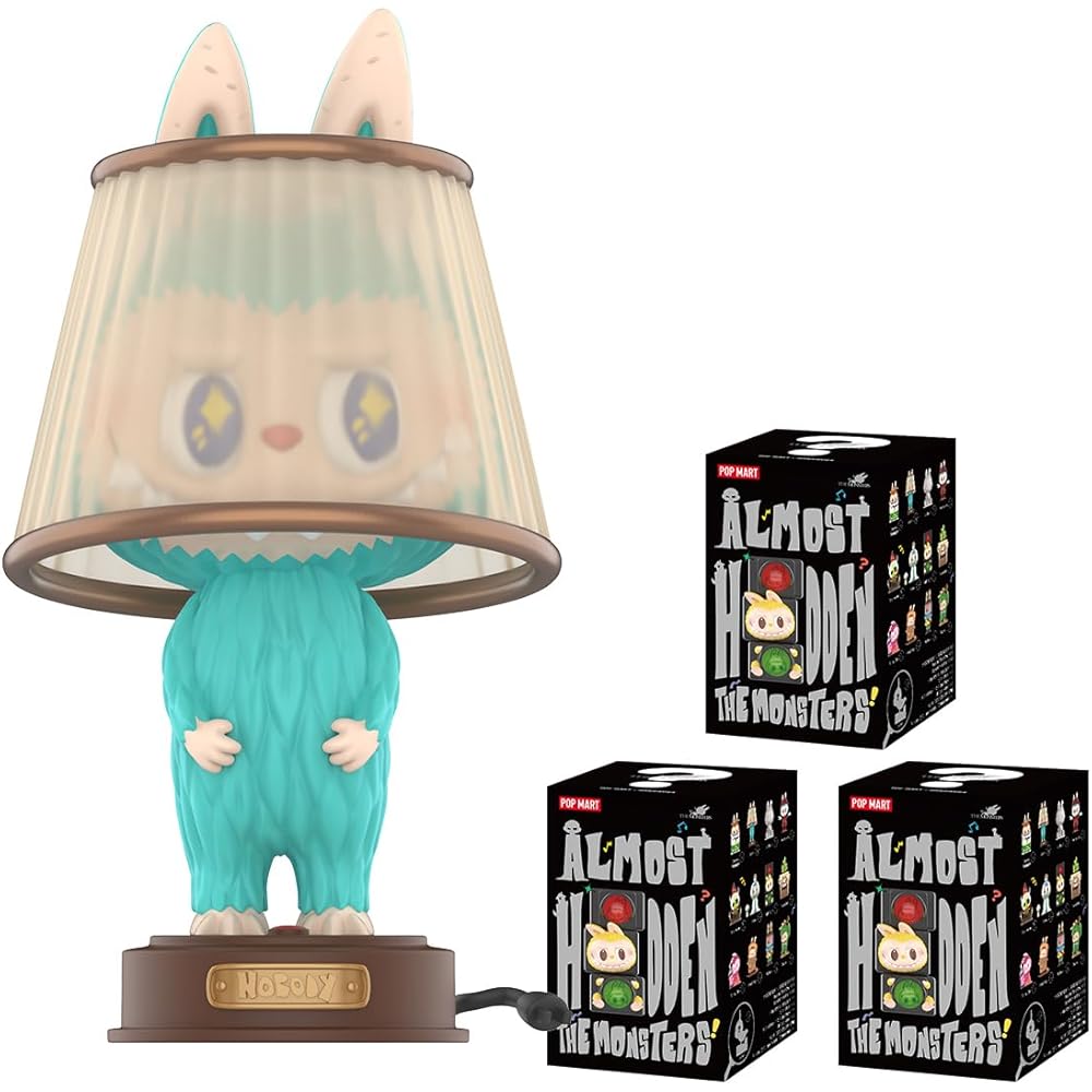 

Pop Mart HE Monsters Almost Hidden Series 3-Piece Blind Box Figures Premium Collectible Toy