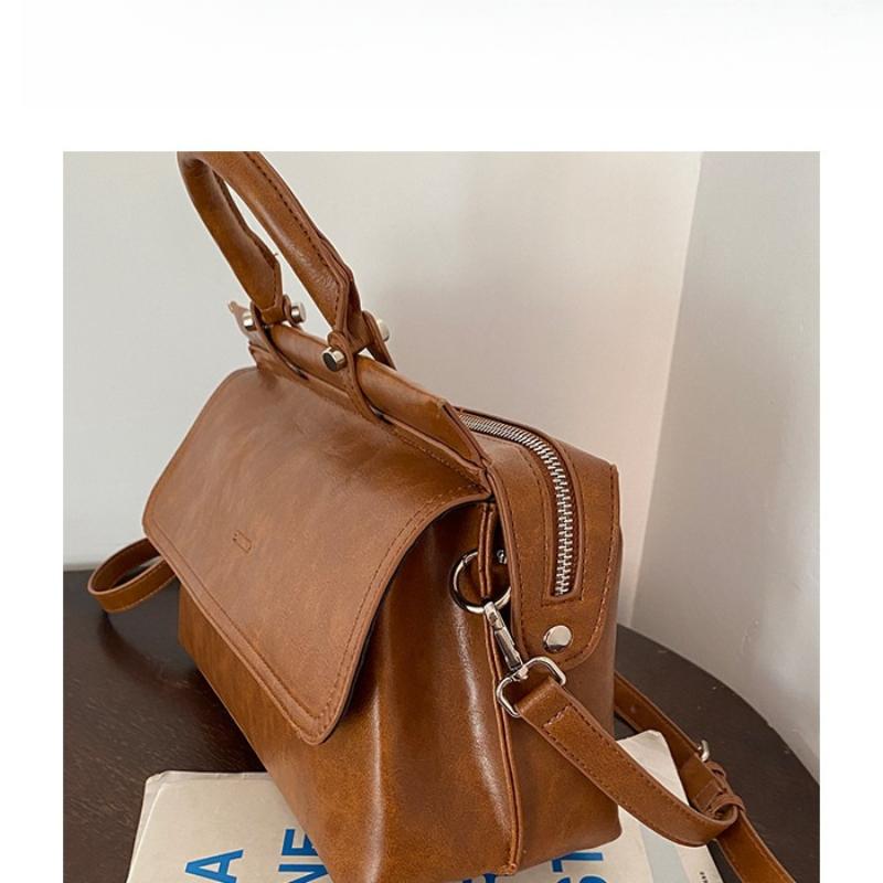 Porte-documents rétro Nouveau style Travail Sac de navetteuse pour femme Sac à main texturé grande capacité Sac messager Sac messager