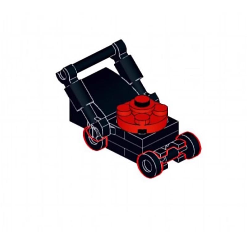 Строительный блок совместим с мини-газонокосилкой 162613, Сборка строительных блоков, Игрушки, Сцены, Модели-реквизит