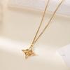 Minimalist Floral Lady Necklace With Stainless Steel For Fashion Casual Wear