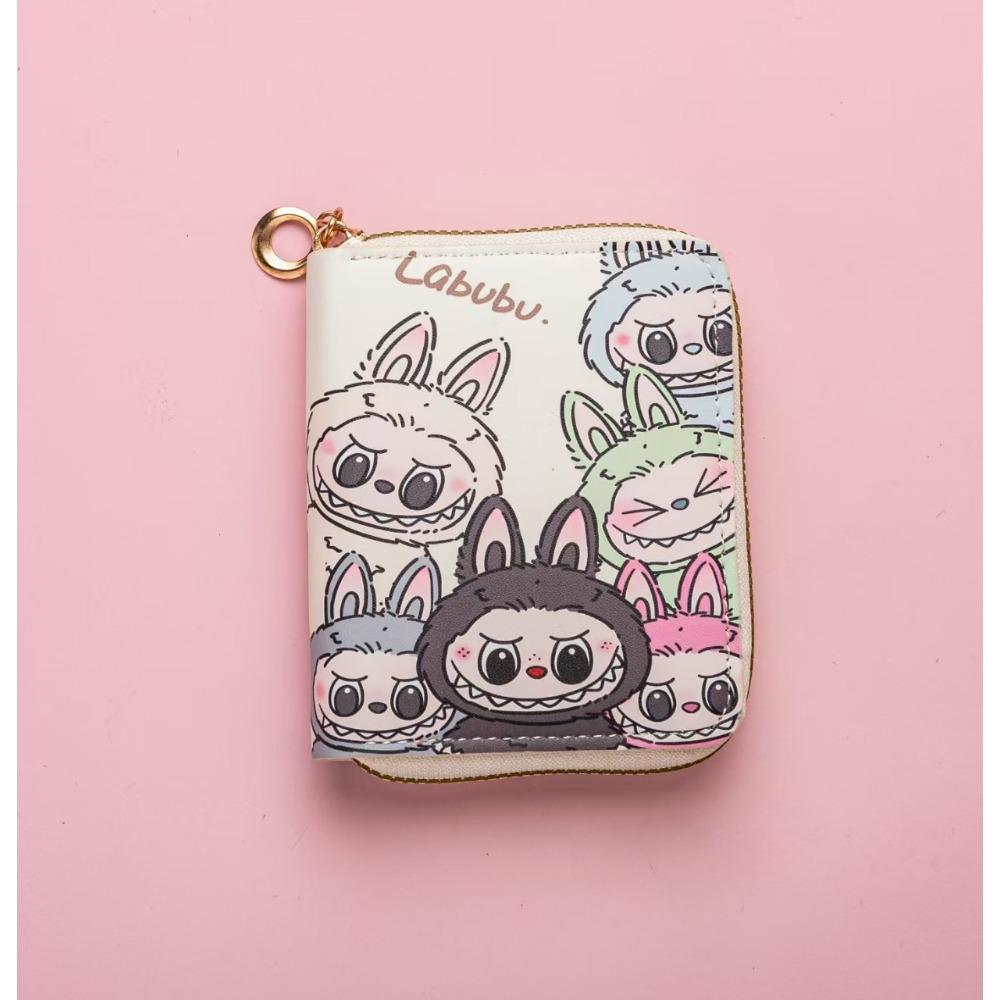 Small Wallet Short Kabibara Folding Card Bag Student Small Multi-ID Wallet