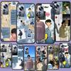 Yung Kai Blue Phone Case For Redmi Note 15 Pro 5G 14 13 12 Pro Plus 11 11T 11E 11S 10 Pro 10S 9 9S Cover Cell Clear with Suitabl