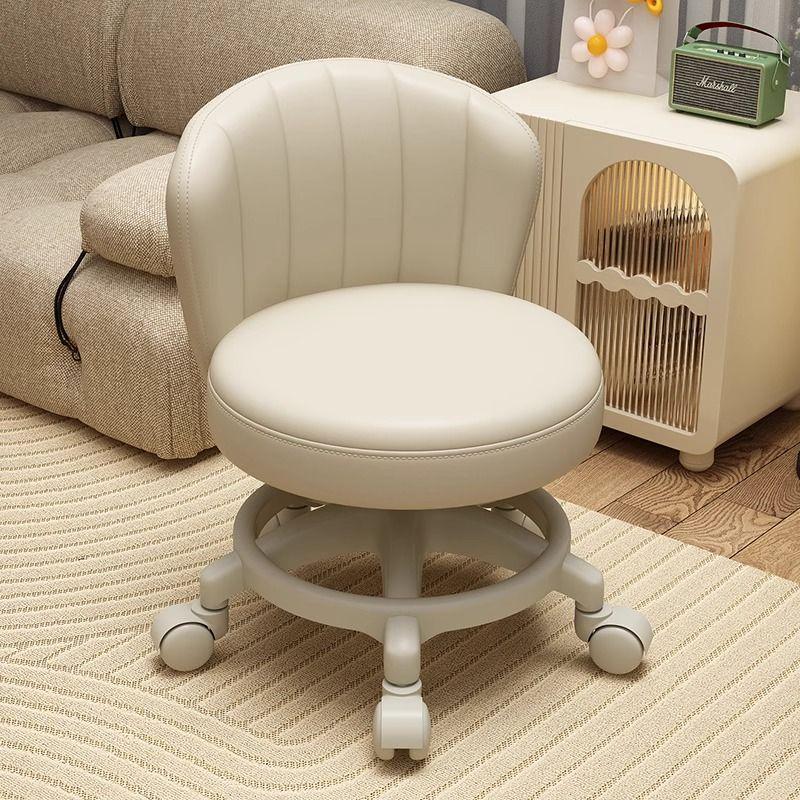Adjustable Rolling Stool for Kids: Walk Learning, Shoe Changing, Grout Cleaning, Silent Mopping, with Wheels