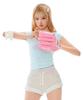 Poeoling Cupid Mini Sweat Shorts (Melange Ivory)
